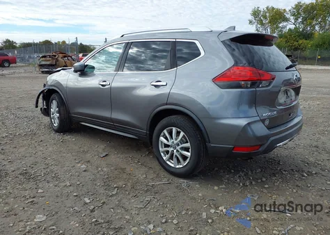2017 Nissan Rogue Sv z USA, uszkodzony, nr VIN KNMAT2MVXHP584391